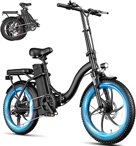 H14 Electric Bike for Adults, Peak 1200W/1500W 25 MPH Folding Electric Bikes for Adults, 4