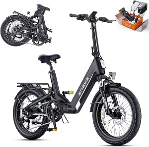 ENGWE L20 3.0 Electric Bike for Adults, 1500W Step Through City Cruiser Ebike, 20MPH Foldi