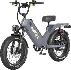 ANIIOKI eBikes for Adults, 200+ Miles Long Range Electric Bike, 28 MPH High Speed Commutin