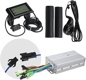 Voilamart Electric Bicycle Conversion Kit for None Speed displaying Type Change to LCD Dis
