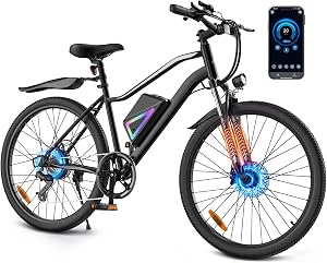 AYOLNY Electric Bike for Adults, 1500W/1000W Peak Motor 26" Ebike & 14" Fold