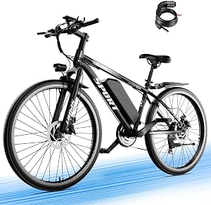 Misodo Electric Bike for Adults, 1500W Peak Mountain Ebike with 25 MPH, 65 Miles Range, 7 