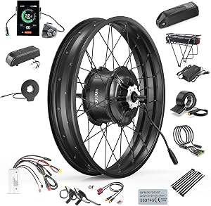 BAFANG 48V 1000W Rear Hub Motor Electric Bike Conversion Kit for