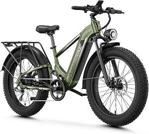 Aipas M2 Max Electric Bike for Adults, 1800W Peak Motor Electric Mountain Bike, 26" x