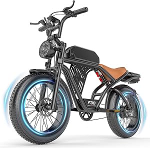 Misodo Electric Bike for Adults, 2500W Peak Motor, Max 32MPH & 100 Miles, 48V 20Ah Bat