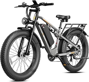 Jasion EB5 Ultra Electric Bike for Adults, Peak 2500W Ebike with 52V 20Ah (1040Wh) Battery