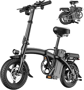 HiyViy H14 Folding Electric Bikes for Adults,Peak 1200W/1500W Foldable Electric Bike for T