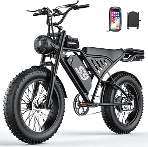 ASKGO Electric Bike for Adults, 2500W Peak Electric Dirt Bike, 65Miles 36MPH E-Bike with 4