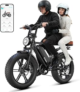 Electric Bike for Adults, Peak 1500W Motor Retro E Bike, Range 65/120Miles, 48V 15Ah Remov