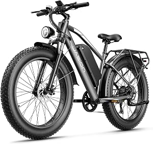 Jasion EB5 MAX Electric Bike for Adults with 2000W Peak Motor, 48V 15Ah (720Wh) Battery El