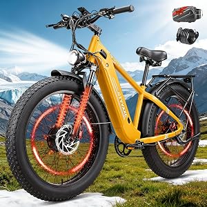 8000W Peak Power Dual Motor Ebike for Adults - Electric Bike 26" Fat Tire, Mountain E