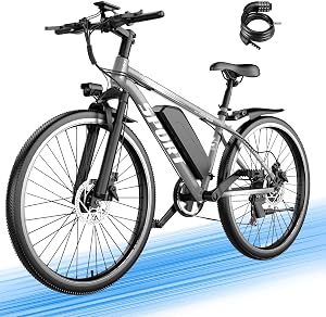 ASKGO Electric Bike for Adults, 1500W Peak Mountain Ebike with 25 MPH, 65 Miles Range, 1-7